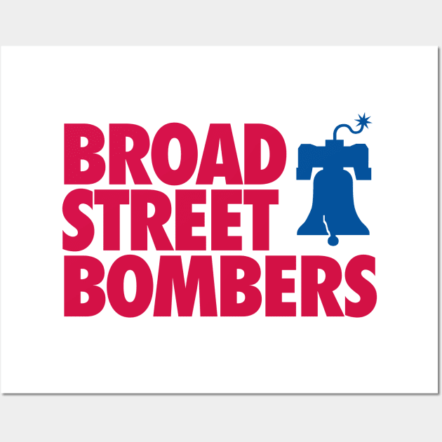 Broad Street Bombers 1 - White Wall Art by KFig21